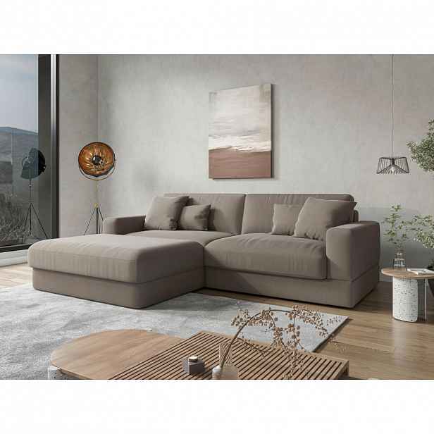 Sit & More ROHOVÁ SEDAČKA, textil, jílová barva
