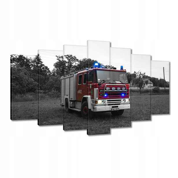 Obrazy 140x80 Hasičský vůz