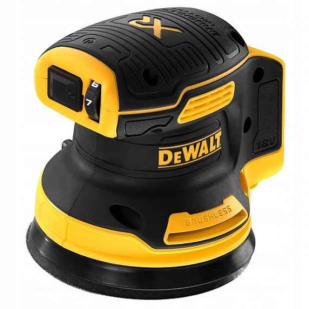 DeWalt DCW210N aku excentrická bezuhlíková bruska 125mm, 18V, nastavitelná