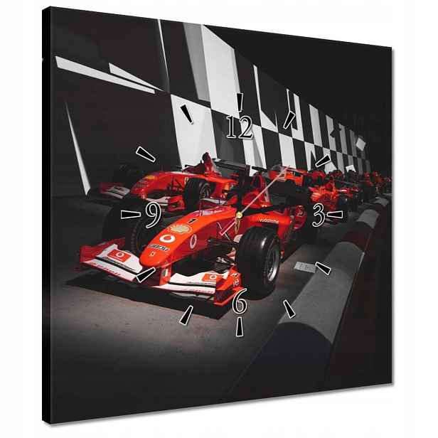 Hodiny 40x40 Formule Formule jedna 1 F1
