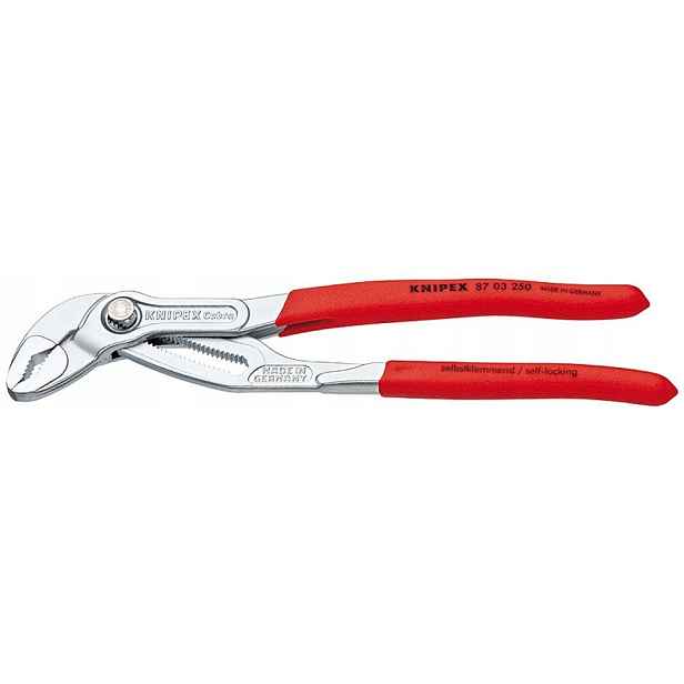 Nastavitelné kleště na trubky Cobra 250 mm, chromované