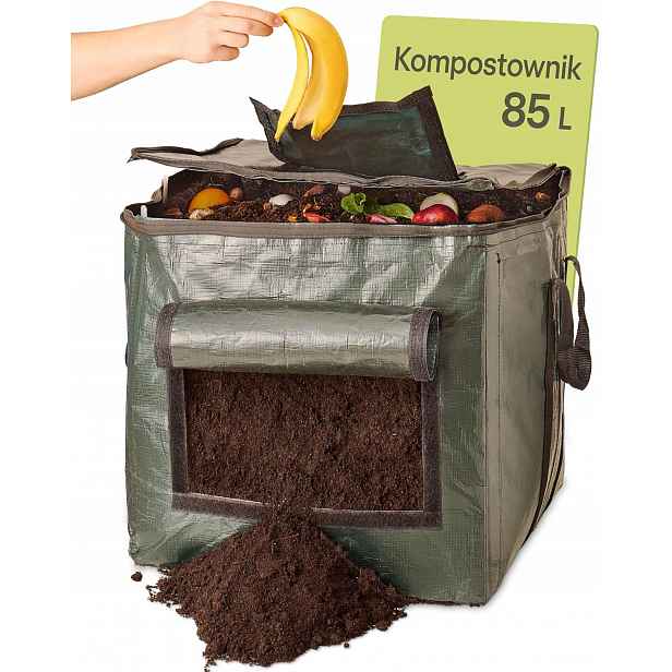 Termo Kompostér 85L Z Odolného Pe Pro Rychlé Kompostování