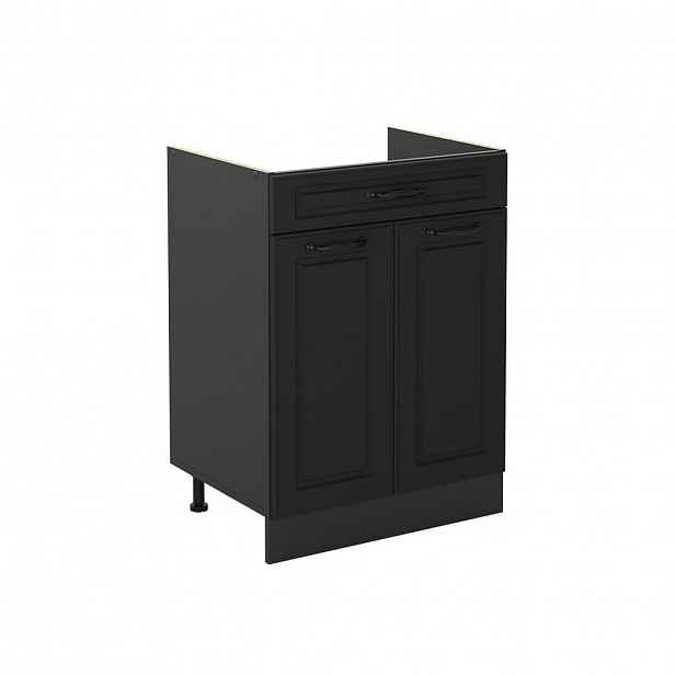 Vicco SPODNÍ SKŘÍŇKA KUCHYŇSKÉ LINKY R-Line, Antracitový venkovský dům/Antracit, 60 cm se zásuvkou bez pracovní desky