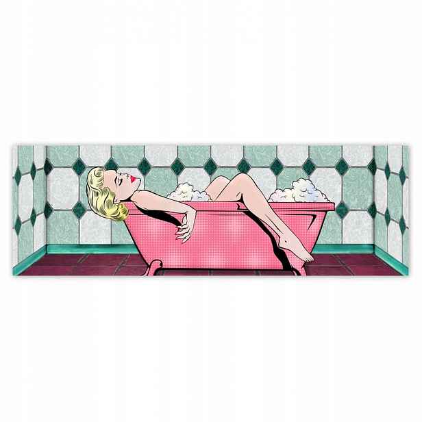 Plakáty 200x66 Marylin Monroe ve vaně