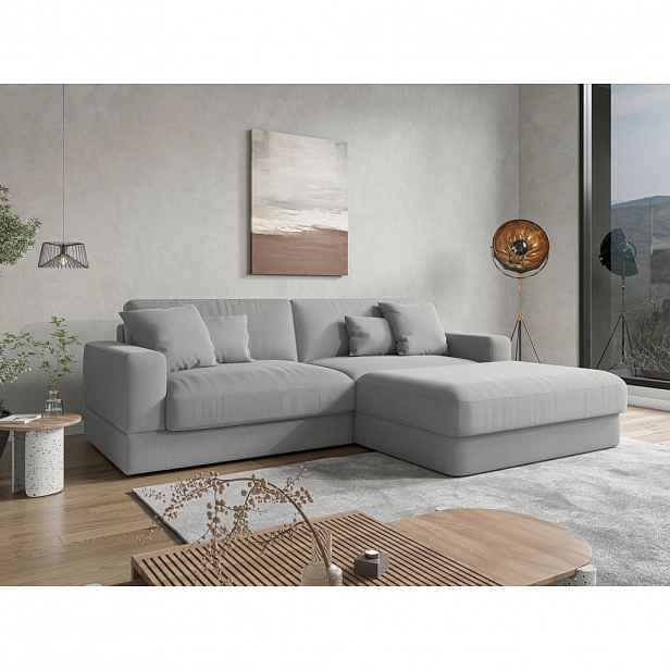 Sit & More ROHOVÁ SEDAČKA, textil, šedá