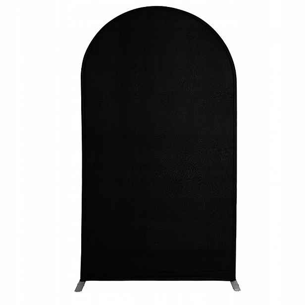 Černý Obal Na Pozadí Pro Stojan S Obloukem 180 X 80 CM, Dekorace Girlanda