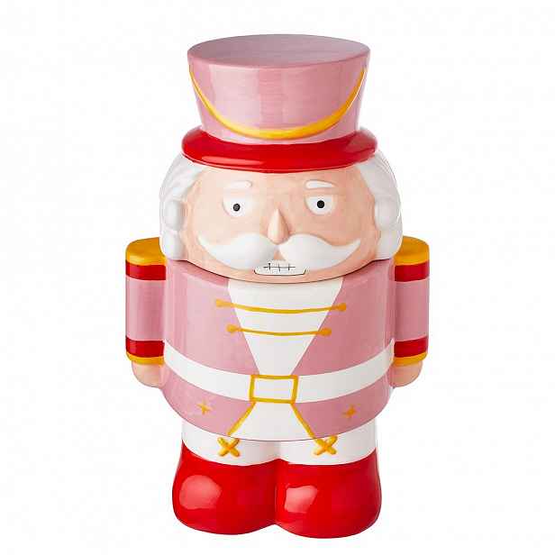 SWEET X-MAS Dóza na sušenky louskáček 26 cm