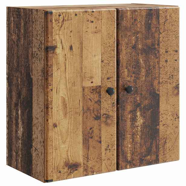 vidaXL Nástěnná skříň 59 x 31 x 60 cm Kompozitní dřevo Staré dřevo