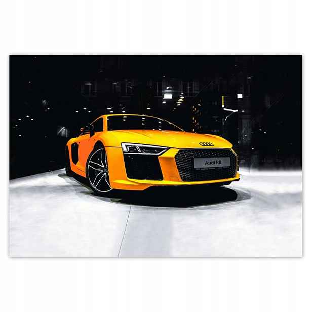 Fototapety 368x254 Žluté Audi R8