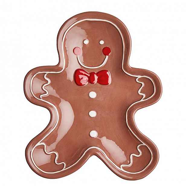 SWEET X-MAS Servírovací talíř perníkový panáček 20 cm