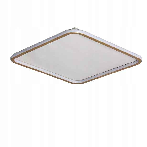 Stropní svítidlo stropní svítidlo Led bílá zlatá do ložnice čtvercová 60 cm Abruzzo