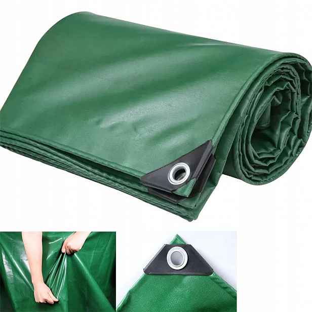 Voděodolná plachta 650 g/m² z Pvc s oky a Uv zářením,