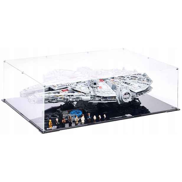 Horizontální vitrína Blacked Brick pro Lego 75192 Star Wars Sokol Millennium