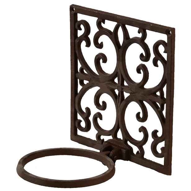 Esschert Design Litinový stojan na květiny IRON hnědý