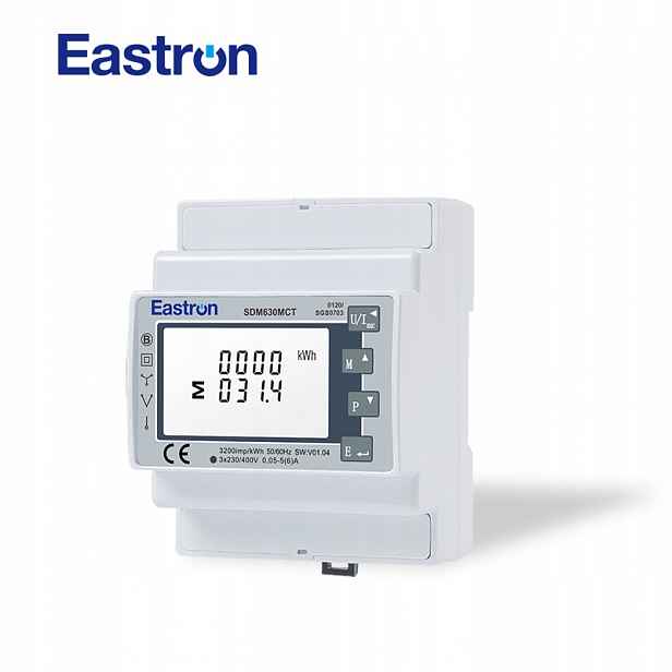 Třífázový obousměrný převodový měřič SDM630MCT Modbus-RTU RS485