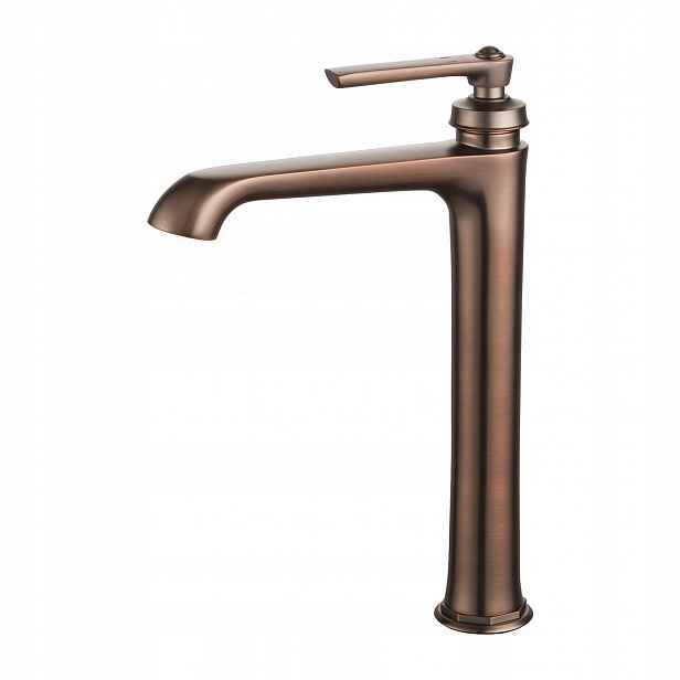 Vysoká Umyvadlová Baterie 32 CM, Starožitná Měď