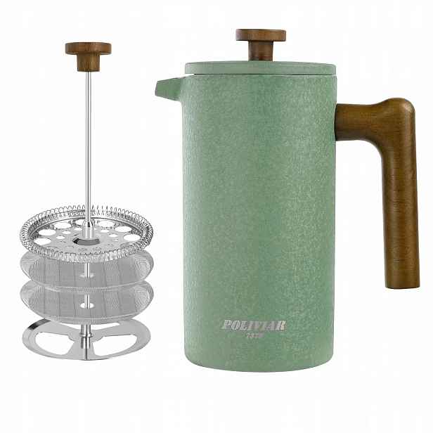 Kávovar Konvice 7379 1000 ml na 8 šálků zelený
