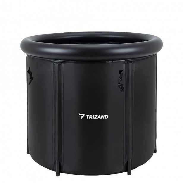 Trizand 26799 Skládací přenosná otužovací káď, 320 l, černá