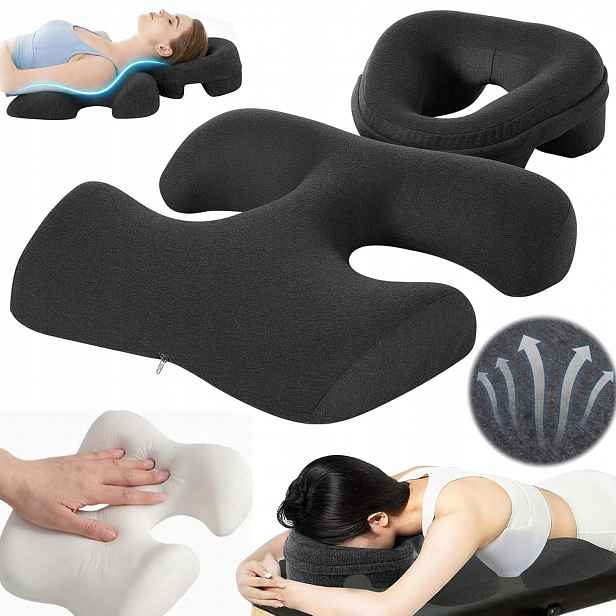 Ergonomická Polštář Na Obličej Pro Spaní Na Břiše Pro Masáž, Prodyšná