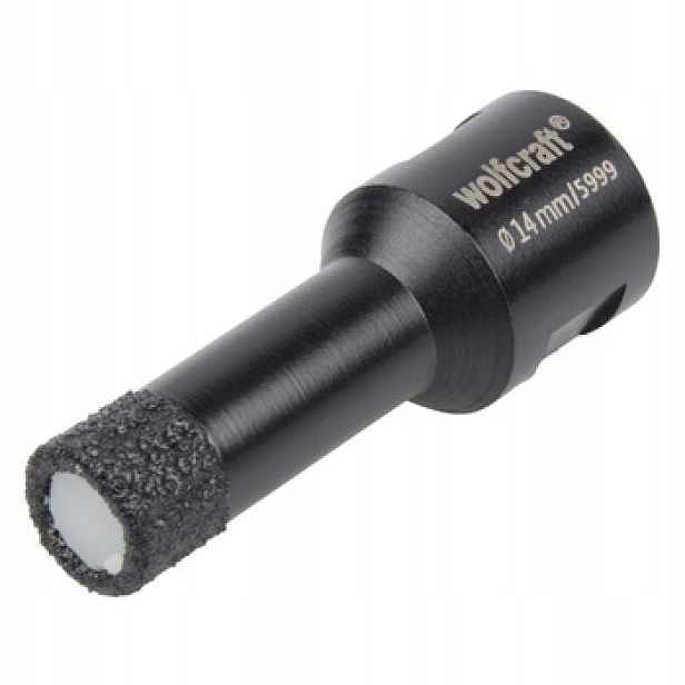 Korunkový Vrták na dlaždice 14 mm Wolfcraft Ceramic/M14, rychlá