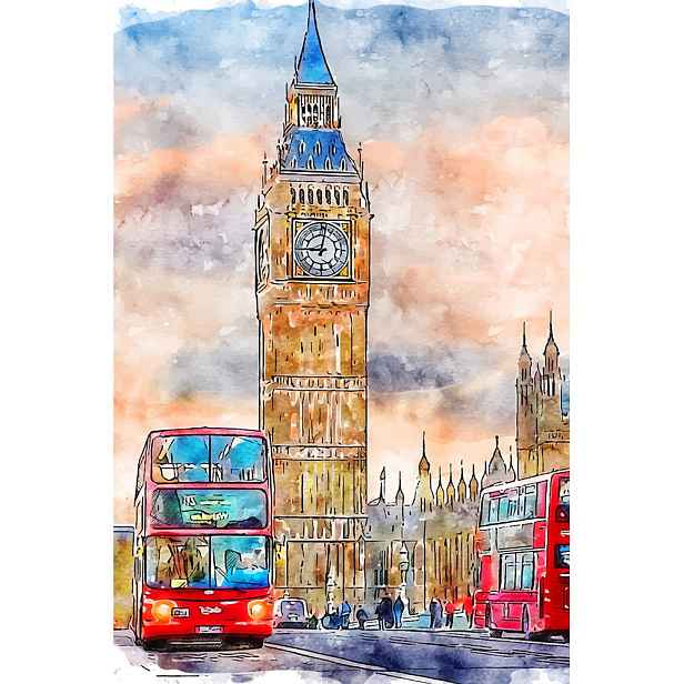 Obraz 60x90 cm London – Fedkolor
