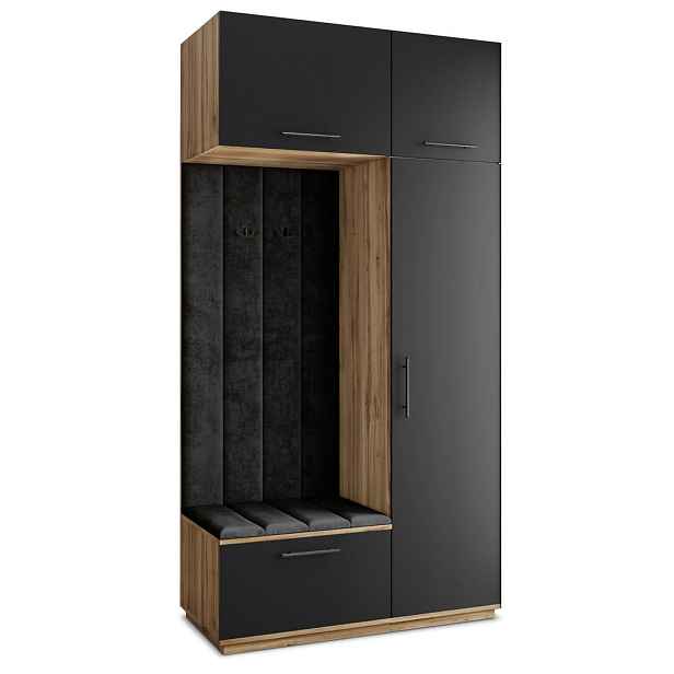 MASSENO MODERNÍ PŘEDSÍŇOVÁ SKŘÍŇ REMA, 120/240/60 cm, dub Wotan