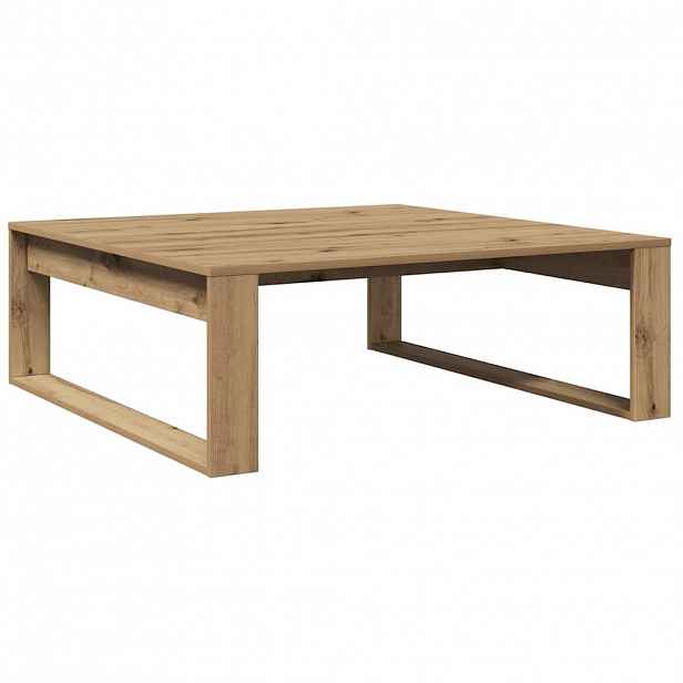 vidaXL Konferenční stolek dub artisan 100x100x35 cm kompozitní dřevo