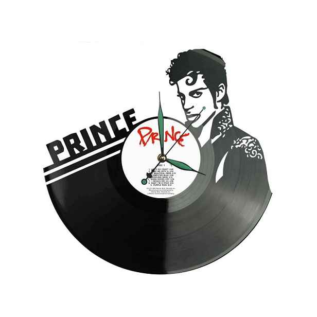 Prince Dárek Originální dekorace do domu Hodiny z vinylové desky