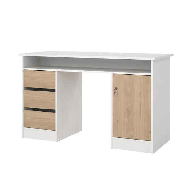 Falco Psací stůl Felix 491 bílá/jackson hickory
