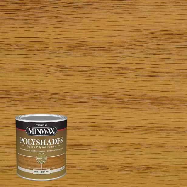 Minwax PolyShades Lak na dřevo 946 ml Satin Honey Pine