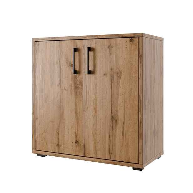Skříňka NEJBY GIANNI PREMIUM typ 2, korpus: dub wotan, dvířka: dub wotan