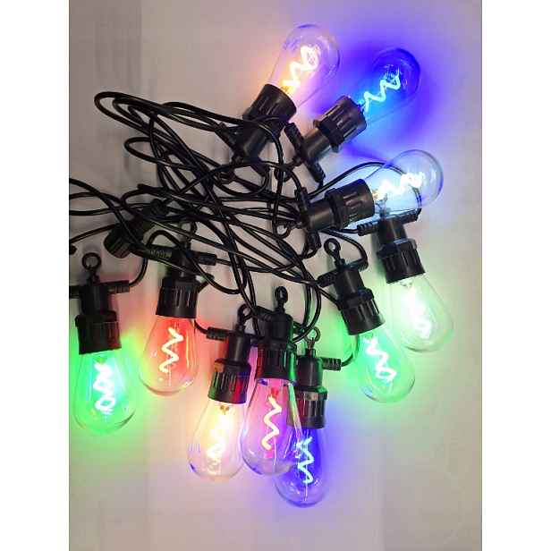 Zahradní světelná girlanda Vánoční Osvětlení Na Stromeček Led 10 multicolor 5 m PO-1308