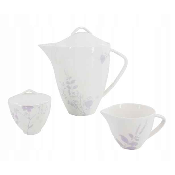5dílná souprava Silky (Konvice 1600ml, mléčenka 150ml, cukřenka 150ml)