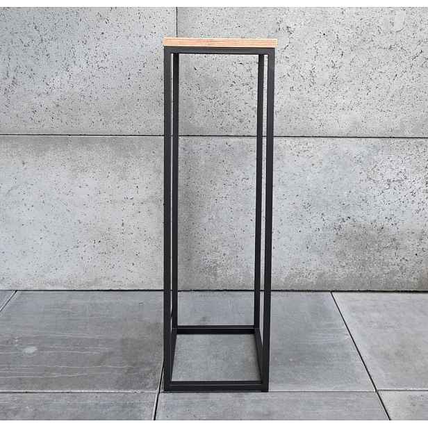 Držák Na Květináč Loft Stojan na květiny kovový 80 cm