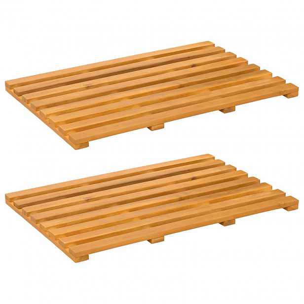 vidaXL Protiskluzová podložka 2 ks Přírodní 56 x 37 cm