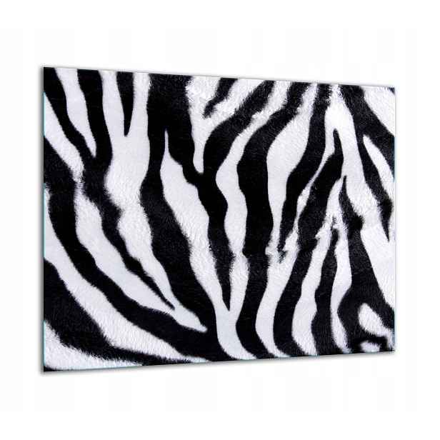 7v1 Skleněná Ochranná Deska Na Sporák 60x52 Zebra