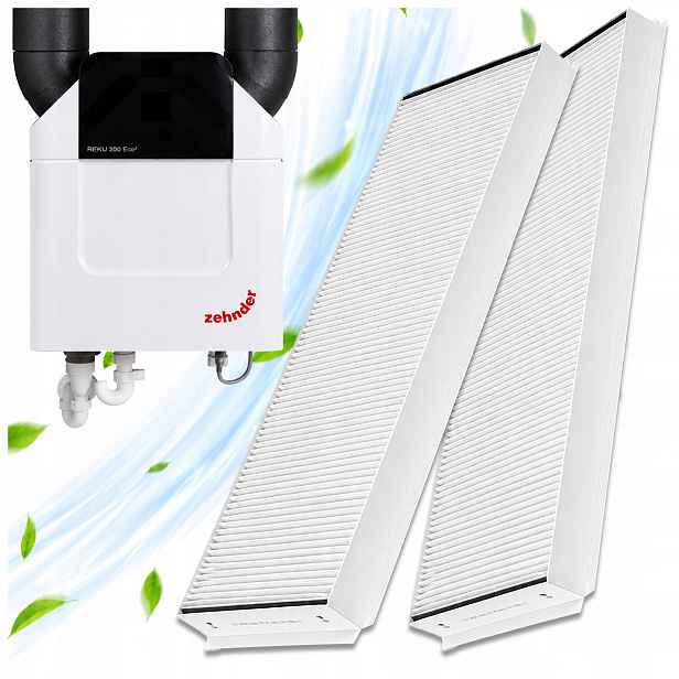 Filtry Do Rekuperátoru Zehnder ComfoAIR Q350 Q450 Q600 Komplet F7+ G4