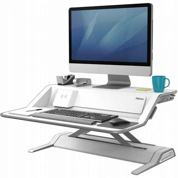 Pracovní místo Fellowes Sit-Stand Lotus DX bílé