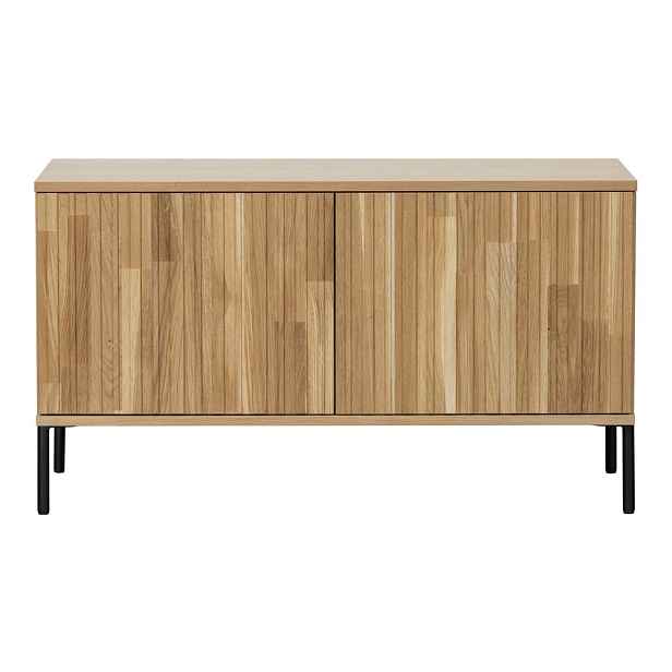 TV stolek v dekoru dubu v přírodní barvě 100x56x44 cm Gravure – WOOOD