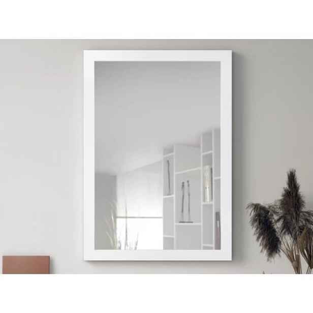 Nástěnné zrcadlo Thea 48x68 cm, bílé