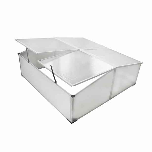 vidaXL Skleník 4 víčka 108 x 41 x 110 cm