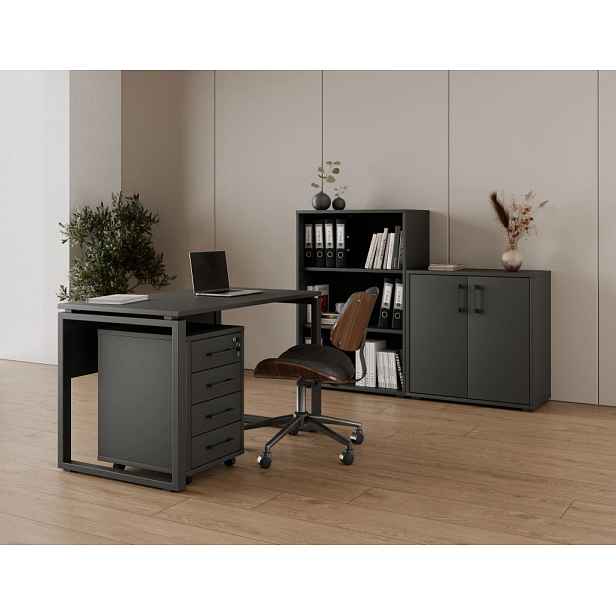 Kancelářská sestava NEJBY GIANNI PREMIUM 3, antracit