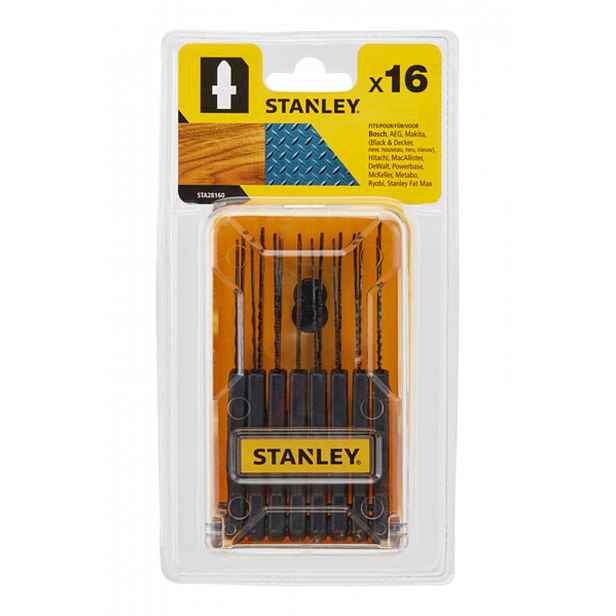 Stanley - 16dílná sada pilových listů HCS-HSS do dřeva a kovu STA28160-XJ