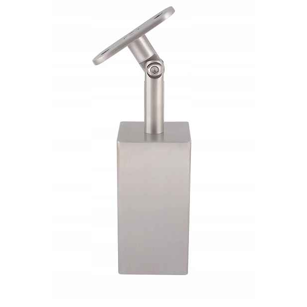 Zakončení sloupku Horní adaptér 60x60x2 mm. Broušená plocha Inox