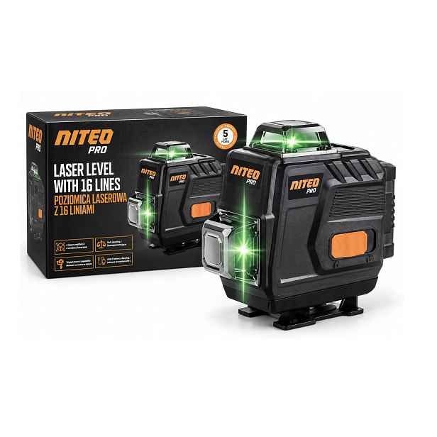 Laserová Vodováha Niteo Pro 4D16L0559-26