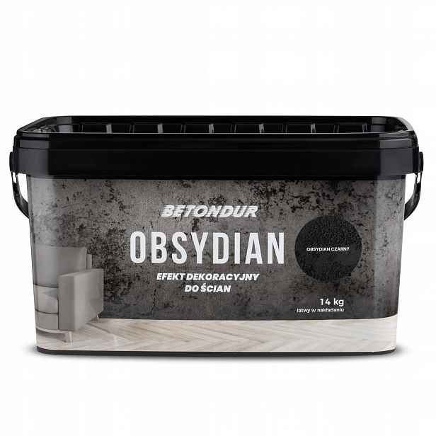 Betondur Dekorativní efekt Obsydian Černý architektonický beton 14 kg