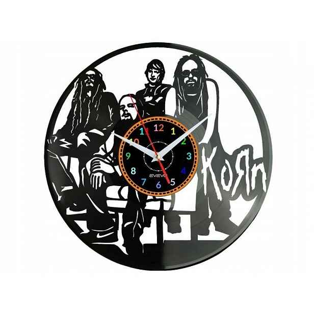 Korn Nástěnné hodiny Vinylová deska Moderní dekorativní jako Dárek k narozeninám