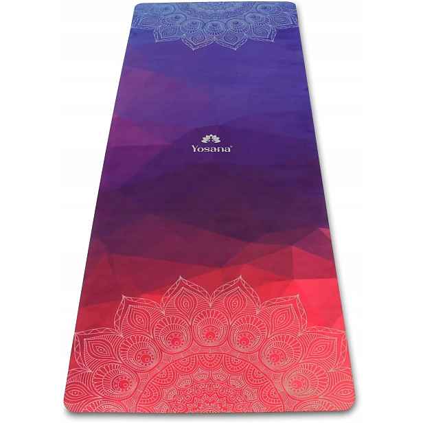podložka na jógu Kaučuk Přírodní mikrovlákno 183x68 cm Protiskluzová Premium