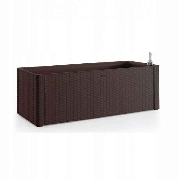 Truhlík samozavlažovací Natural Deluxe 90 l, hnědý