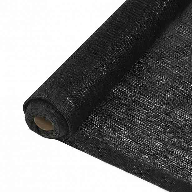 vidaXL Stínící síť černá 2 x 10 m HDPE